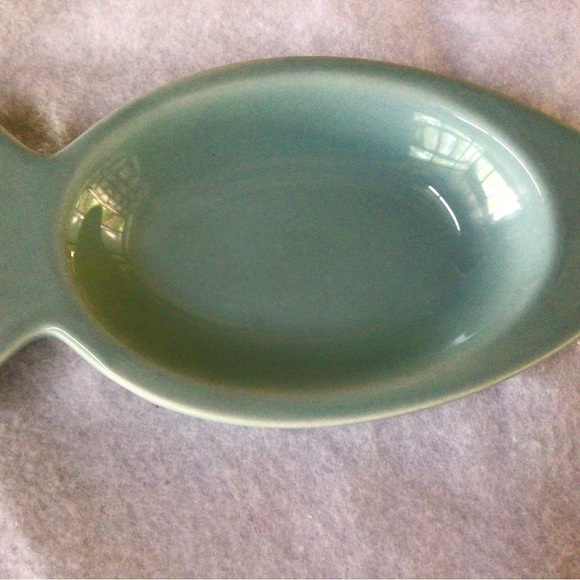 Set of 4 Ceramic Fish Shaped Condiment Dish - Picture 4 of 7